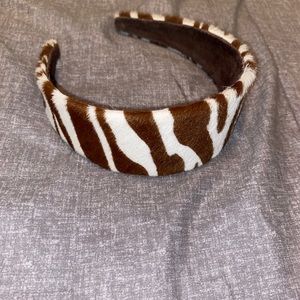 Zebra printed headband